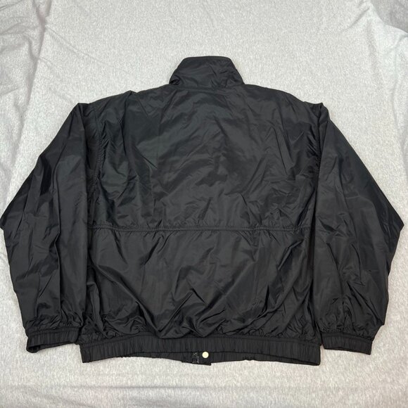 Vintage 90s Nike Windbreaker Single Swoosh Black Jacket Men's Size Medium - Picture 4 of 12